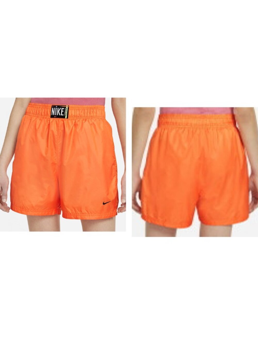 Nike Orange Dri-FIT Shorts Women’s Small Athletic Running Gym Shorts